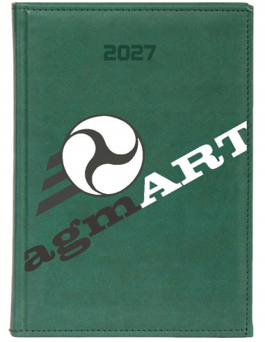 KALENDARZ A4 2027 tygodniowy TERMINARZ FIRMOWY LOGO NAZWA FIRMY 25 sztuk