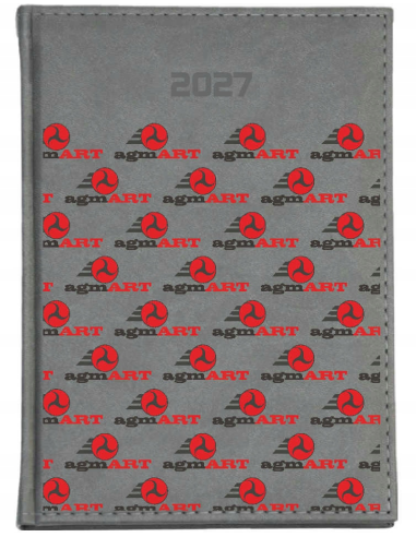 KALENDARZ A4 2027 tygodniowy książkowy 50szt FIRMOWY Z TWOIM LOGO