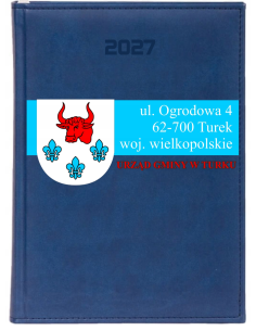 KALENDARZ A4 2027 tygodniowy książkowy dla instytucji urzędu gminy