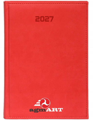 KALENDARZ A4 2027 tygodniowy książkowy firmowy z TWOIM LOGO 5 sztuk
