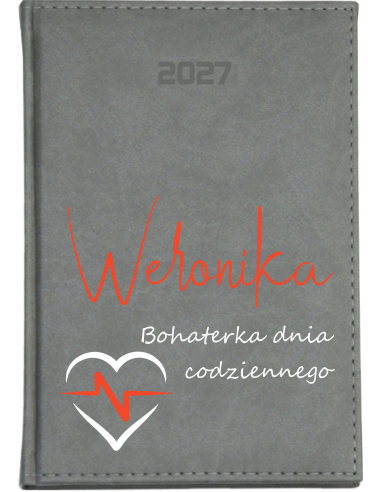 Kalendarz A5 2027 TYGODNIOWY z nadrukiem DLA PIELĘGNIARKI duży wybór wzorów