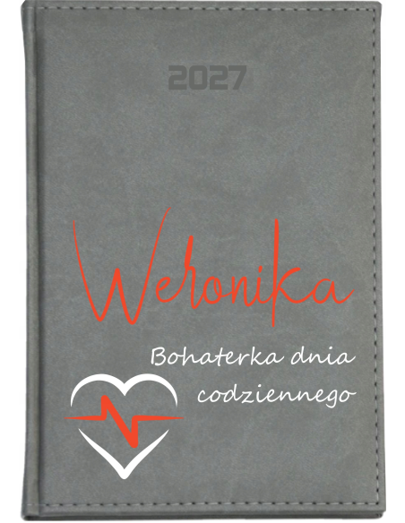 Kalendarz A5 2027 TYGODNIOWY z nadrukiem DLA PIELĘGNIARKI duży wybór wzorów