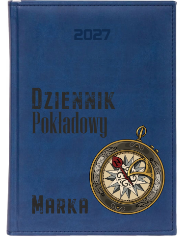 KALENDARZ A5 2027 tygodniowy KSIĄŻKOWY z nadrukiem PREZENT z imieniem