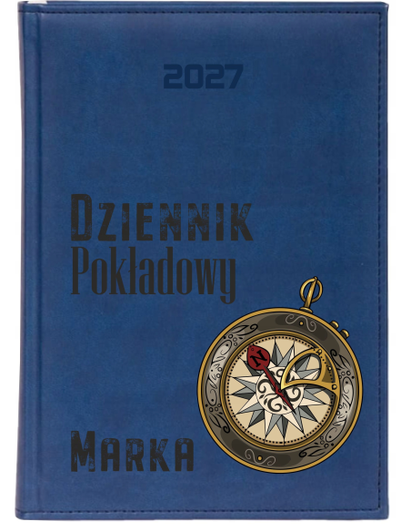 KALENDARZ A5 2027 tygodniowy KSIĄŻKOWY z nadrukiem PREZENT z imieniem