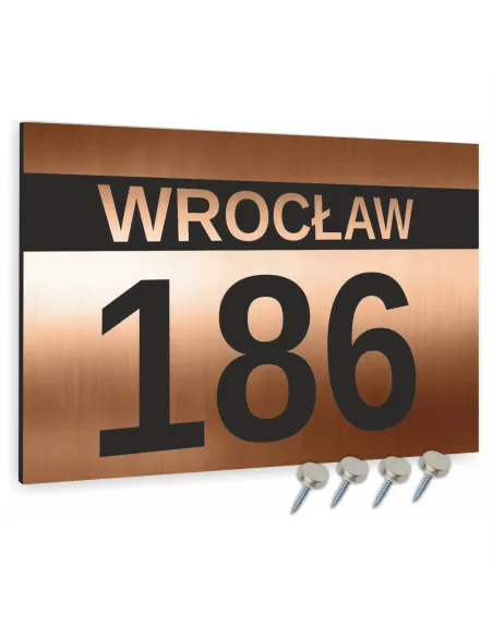 Tabliczka Adresowa Aluminiowa Tablica Numer Domu Kolor