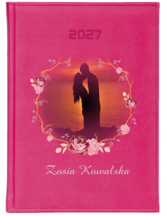 KALENDARZ A5 2027 tygodniowy planer nadruk z twoim zdjęciem napis imię
