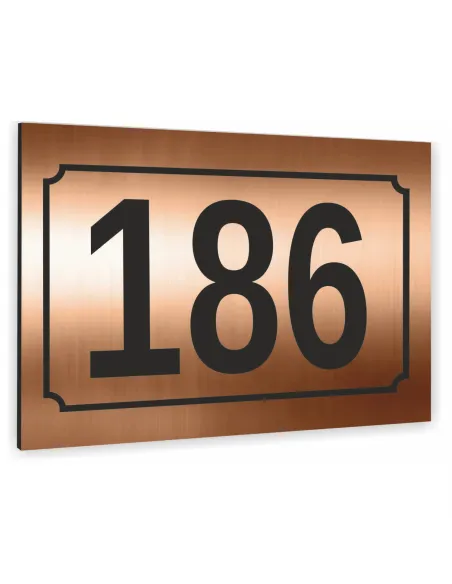 Tabliczka Adresowa Aluminiowa Miedziana Numer Domu Dibond