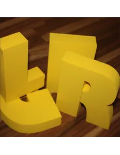 Pojedyncza Litera ze Styroduru Wysokość 20 cm Grubość