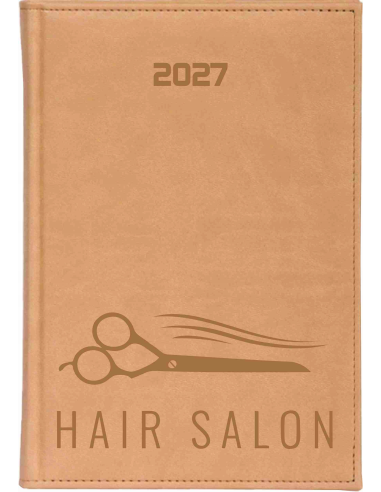 KALENDARZ A5 2027 DZIENNY z grawerem DLA FRYZJERA FRYZJERKI do salonu