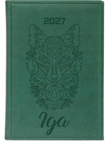 KALENDARZ A4 2027 DZIENNY z grawerem terminarz TWOJE IMIĘ GRAFIKA