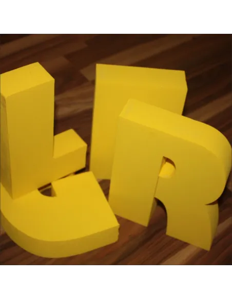 Pojedyncza Litera ze Styroduru z logo Reklamowy 30 cm