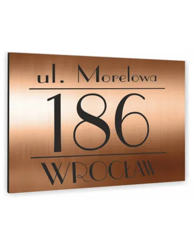 Tablica Adresowa Personalizowany z Nadrukiem 20x30 cm