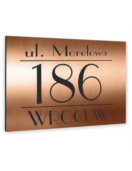Tablica Adresowa Personalizowany z Nadrukiem 20x30 cm