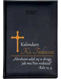 KALENDARZ A5 2027 DZIENNY z nadrukiem DLA KSIĘDZA duży wybór wzorów