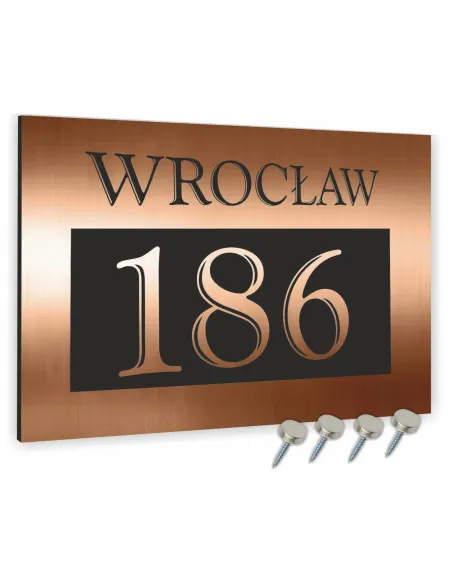 Tabliczka 30x20 Tablica Aluminiowa Adresowa Numer Domu