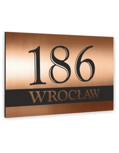 Tabliczka Adresowa Aluminiowa Tablica Numer Domu 30x20