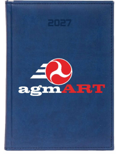 KALENDARZ A6 2027 TYGODNNIOWY KSIĄŻKOWY twoje LOGO GRAFIKA TEKST