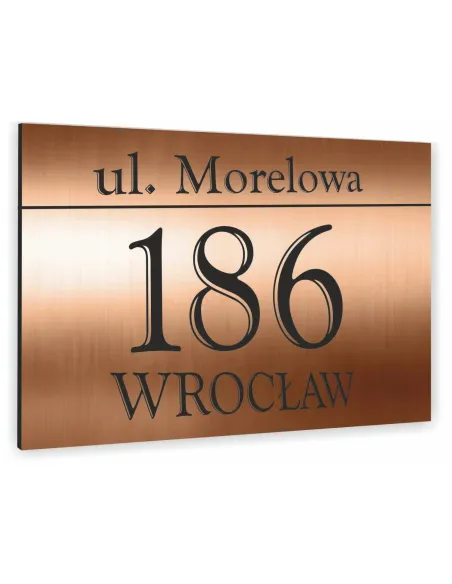 Tabliczka Domu Tablica Adresowa Aluminium 20x30 Dibond