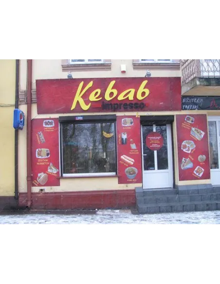 Pojedyncza Litera ze Styroduru z logo Reklamowy 60 cm