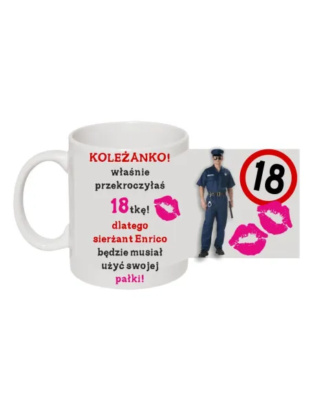 Kubek z Nadrukiem Urodziny Napisem Dziewczyny Koleżanki