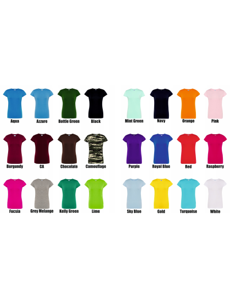 damska KOSZULKA T-shirt HAFT TWOJE LOGO NAPIS firmowa reklamowa