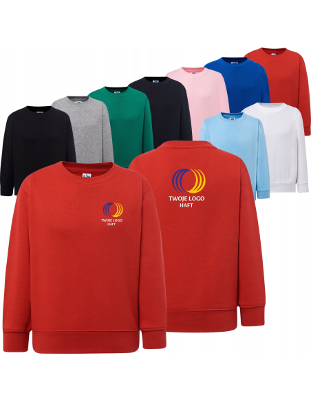 BLUZA dziecięca dresowa TWÓJ HAFT LOGO NAPIS firmowa reklamowa