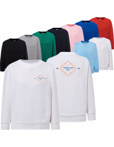 BLUZA dziecięca dresowa TWÓJ HAFT LOGO NAPIS firmowa reklamowa 5 sztuk