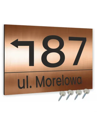 Tabliczka 30x40 cm Tablica Adresowa Numer Domu Strzałka