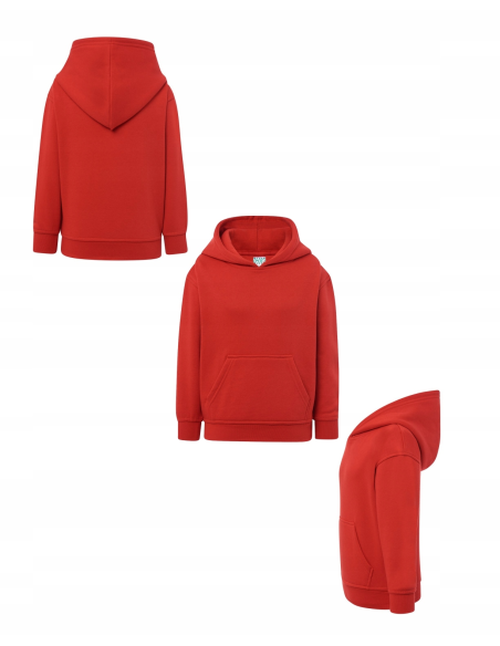 BLUZA dziecięca unisex dresowa HAFT LOGO NAPIS GRAFIKA reklamowa 5szt