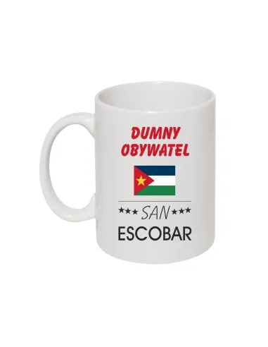 Kubek z Nadrukiem Dumny Obywatel San Escobar Śmieszne