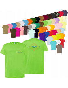 KOSZULKA T-SHIRT DOWOLNY HAFT firmowa reklamowa LOGO tekst grafika 5szt