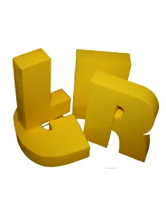 Pojedyncza Litera ze Styroduru Wysokość 30 cm Grubość 5