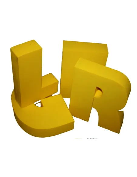 Pojedyncza Litera ze Styroduru Wysokość 30 cm Grubość 5