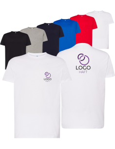 męska KOSZULKA T-SHIRT własny HAFT LOGO NAPIS firmowa reklamowa 10 sztuk