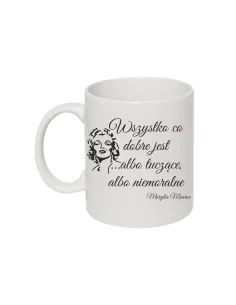 Kubek z Nadrukiem Cytat Marylin Monroe Kubki z Cytatami