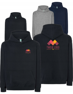 BLUZA męska z kapturem Oversize TWÓJ HAFT LOGO GRAFIKA reklamowa firmowa
