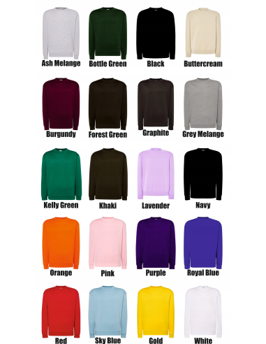 BLUZA męska z okrągłym dekoltem TWÓJ HAFT LOGO GRAFIKA reklamowa 5 sztuk