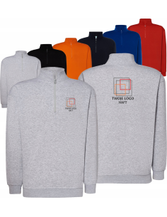 BLUZA męska z półzamkiem kołnierzem TWÓJ HAFT LOGO GRAFIKA reklamowa 5 szt