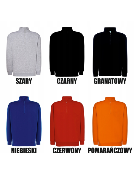 BLUZA męska z półzamkiem kołnierzem TWÓJ HAFT LOGO GRAFIKA reklamowa 20 szt