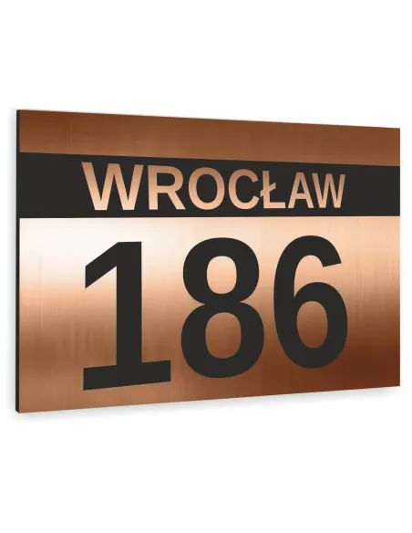 Tabliczka 40x30 cm Adresowa Aluminiowa Tablica Numer