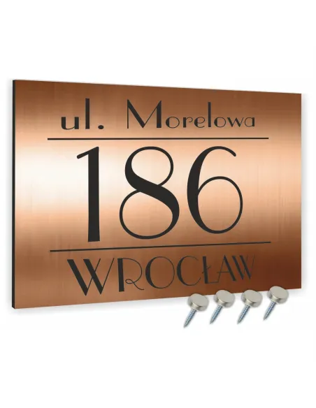 Tablica Adresowa Personalizowany z Nadrukiem 40x30 cm