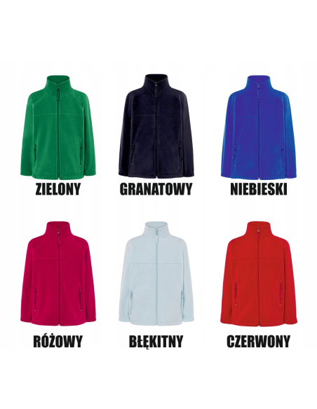 DZIECIĘCA bluza polarowa TWÓJ HAFT LOGO GRAFIKA firmowa reklamowa 10 szt