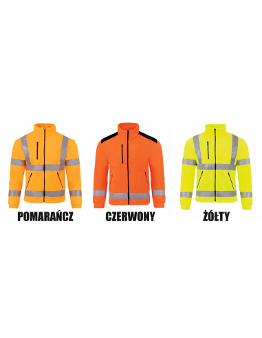 Bluza wykonana z POLARU TWÓJ HAFT LOGO GRAFIKA firmowa reklamowa