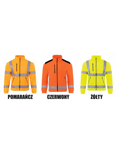 Bluza wykonana z POLARU TWÓJ HAFT LOGO GRAFIKA firmowa reklamowa