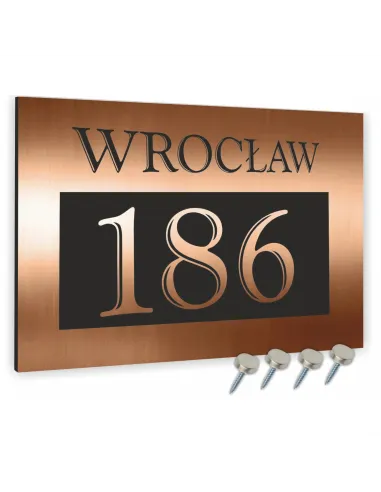 Tabliczka 30x40 Tablica Aluminiowa Adresowa Numer Domu