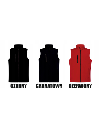 Kamizelka softshell męska TWÓJ HAFT LOGO NAPIS firmowa reklamowa