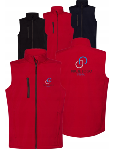 Kamizelka softshell męska TWÓJ HAFT LOGO NAPIS firmowa reklamowa 5 sztuk