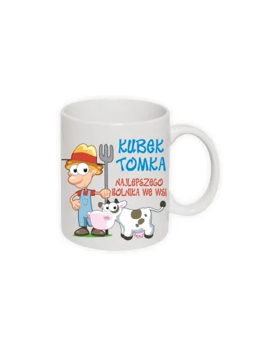 Foto Kubek z Nadrukiem Prezent dla Rolnika Personalizowany