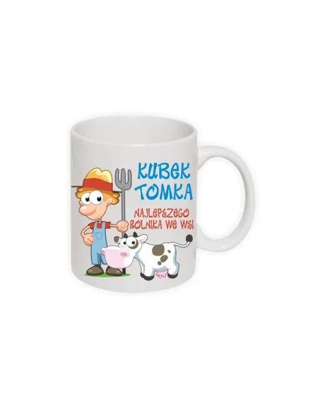 Foto Kubek z Nadrukiem Prezent dla Rolnika Personalizowany