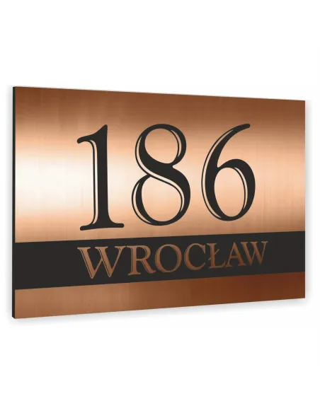 Tabliczka Adresowa Aluminiowa Tablica Numer Domu 30x40